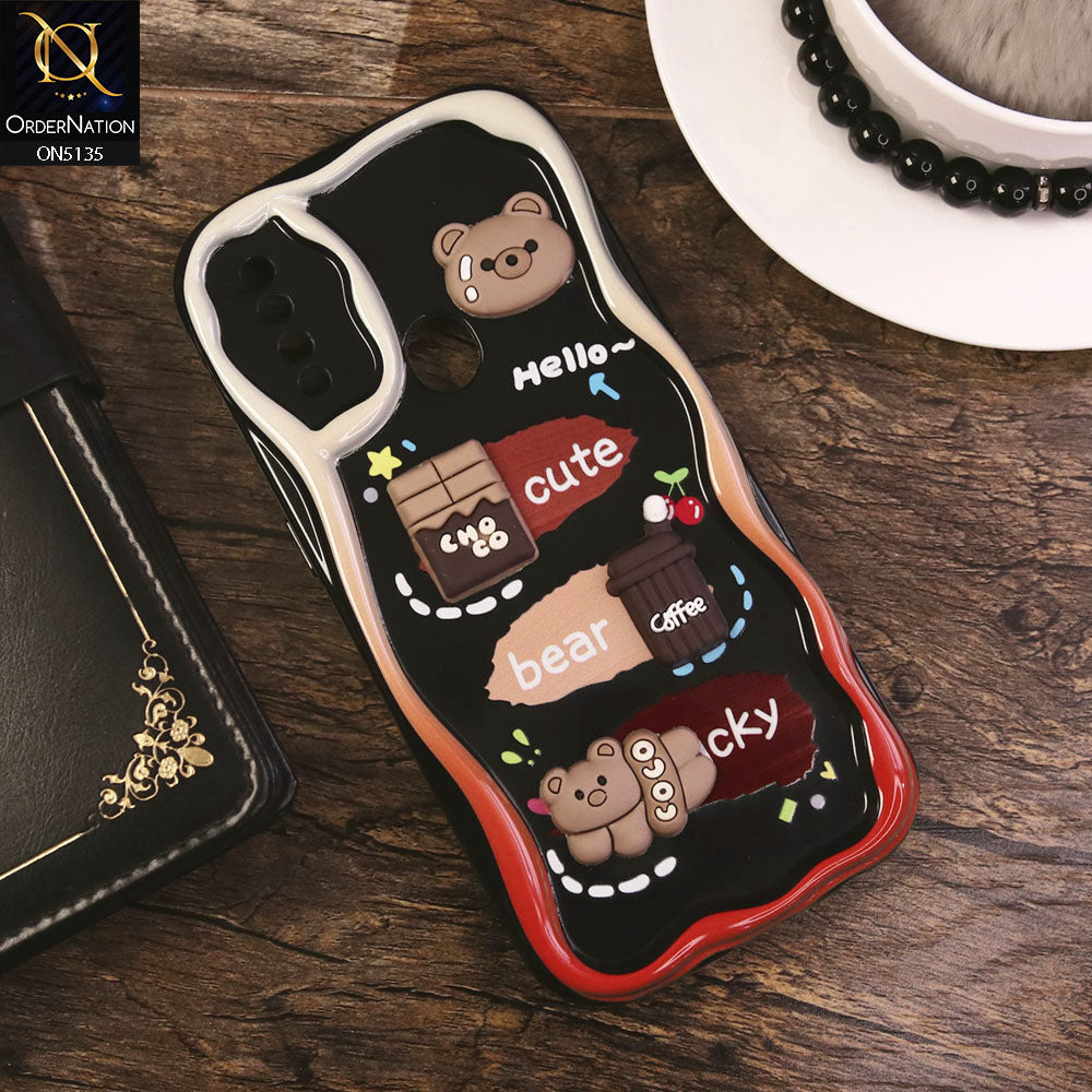 Oppo A31 Cover - Design 1 - Cute 3D Cartoon Soft Silicon Helix Soft Borders Camera Protection Case