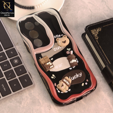 Oppo A5 5G Cover - Design 1 - Cute 3D Cartoon Soft Silicon Helix Soft Borders Camera Protection Case