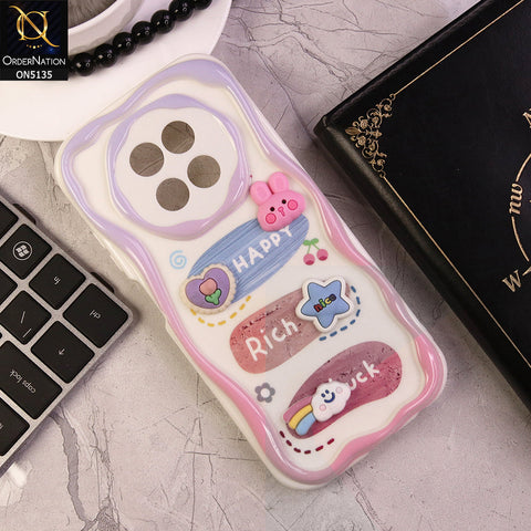 Realme 12 5G Cover - Design 2 - Cute 3D Cartoon Soft Silicon Helix Soft Borders Camera Protection Case