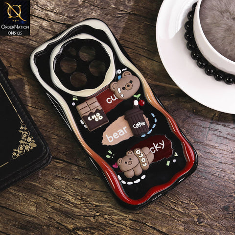 Realme 12 4G Cover - Design 1 - Cute 3D Cartoon Soft Silicon Helix Soft Borders Camera Protection Case