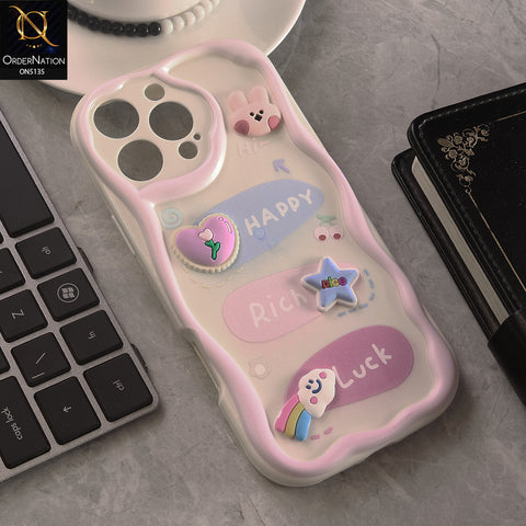 Realme 15  Cover - Design 2 - Cute 3D Cartoon Soft Silicon Helix Soft Borders Camera Protection Case