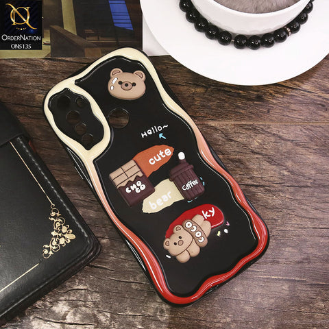 Realme 6i Cover - Design 1 - Cute 3D Cartoon Soft Silicon Helix Soft Borders Camera Protection Case