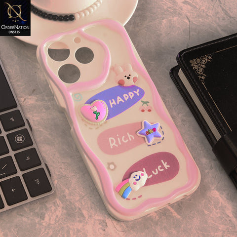 Realme Note 70T Cover - Design 2 - Cute 3D Cartoon Soft Silicon Helix Soft Borders Camera Protection Case