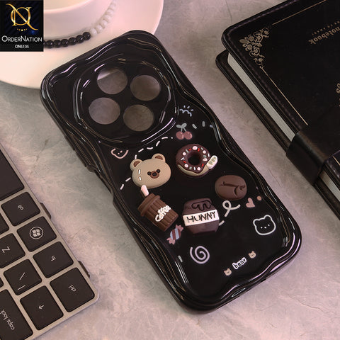 Xiaomi Poco C75 Cover - Design 3 - Cute 3D Cartoon Soft Silicon Helix Soft Borders Camera Protection Case