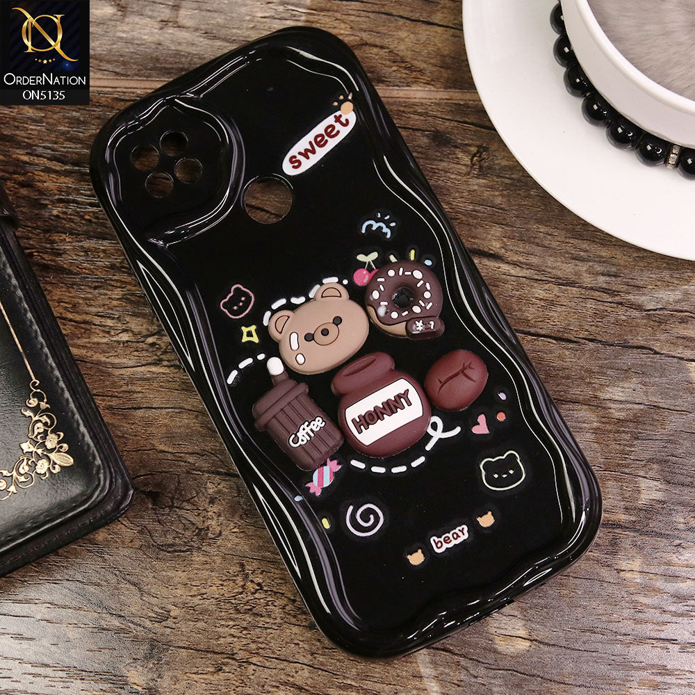 Xiaomi Redmi 9C Cover - Design3 - Cute 3D Cartoon Soft Silicon Helix Soft Borders Camera Protection Case