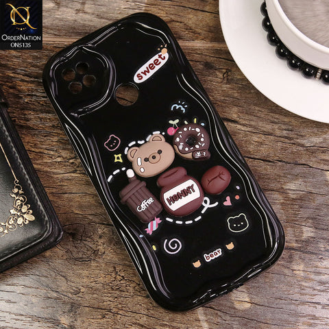 Xiaomi Redmi 9C Cover - Design3 - Cute 3D Cartoon Soft Silicon Helix Soft Borders Camera Protection Case