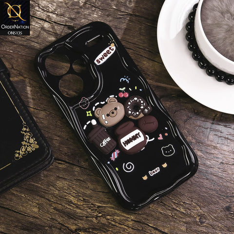 Xiaomi Redmi Note 13 Pro Plus 5G XFF Edition Cover - Design 3 - Cute 3D Cartoon Soft Silicon Helix Soft Borders Camera Protection Case