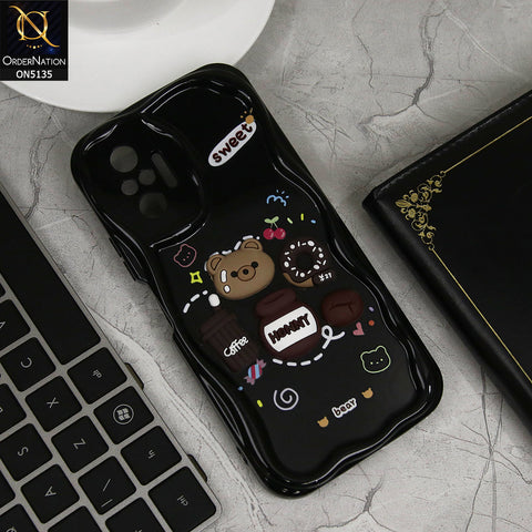 Xiaomi Redmi Note 10 Pro India Cover - Design 3 - Cute 3D Cartoon Soft Silicon Helix Soft Borders Camera Protection Case