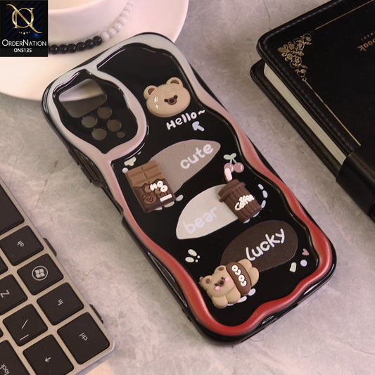 Xiaomi Redmi Note 11E Pro Cover - Design 1 - Cute 3D Cartoon Soft Silicon Helix Soft Borders Camera Protection Case