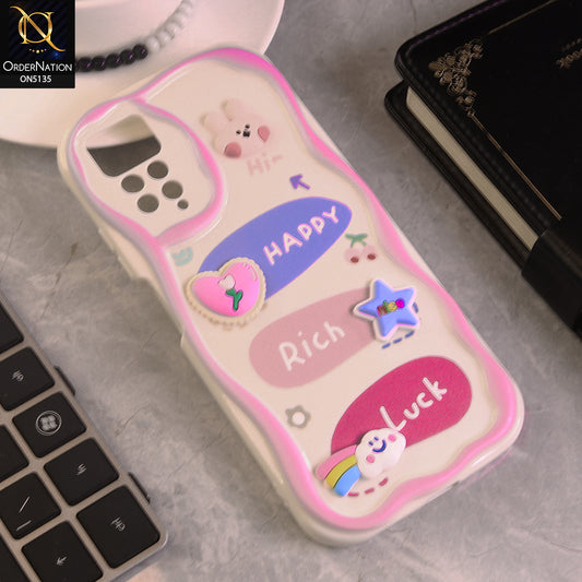 Xiaomi Redmi Note 11E Pro Cover - Design 1 - Cute 3D Cartoon Soft Silicon Helix Soft Borders Camera Protection Case