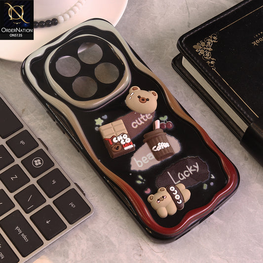 Xiaomi Redmi Note 14 Pro 5G Cover - Design 1 - Cute 3D Cartoon Soft Silicon Helix Soft Borders Camera Protection Case