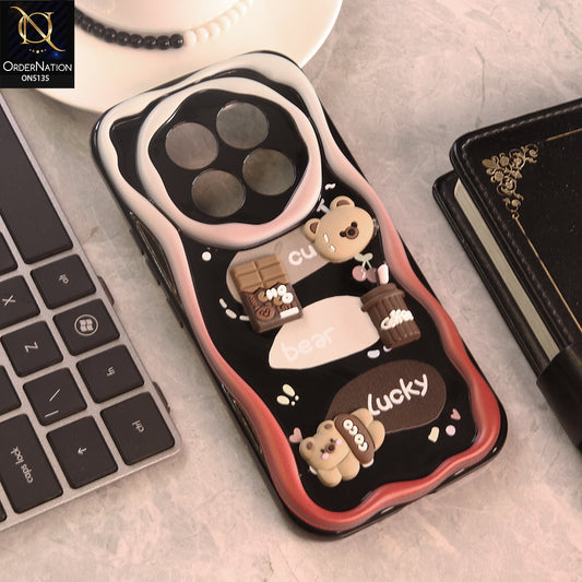 Xiaomi Redmi Note 15 Cover - Design 1 - Cute 3D Cartoon Soft Silicon Helix Soft Borders Camera Protection Case