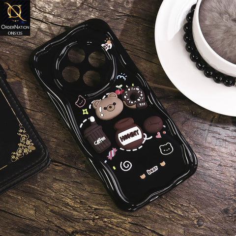 Oppo Reno 12F Cover - Design 3 - Cute 3D Cartoon Soft Silicon Helix Soft Borders Camera Protection Case
