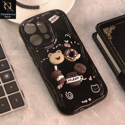 Oppo Reno 14 Cover - Design 3 - Cute 3D Cartoon Soft Silicon Helix Soft Borders Camera Protection Case