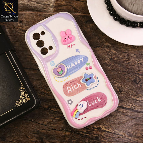 Oppo Reno 5 4G Cover - Design 2 - Cute 3D Cartoon Soft Silicon Helix Soft Borders Camera Protection Case