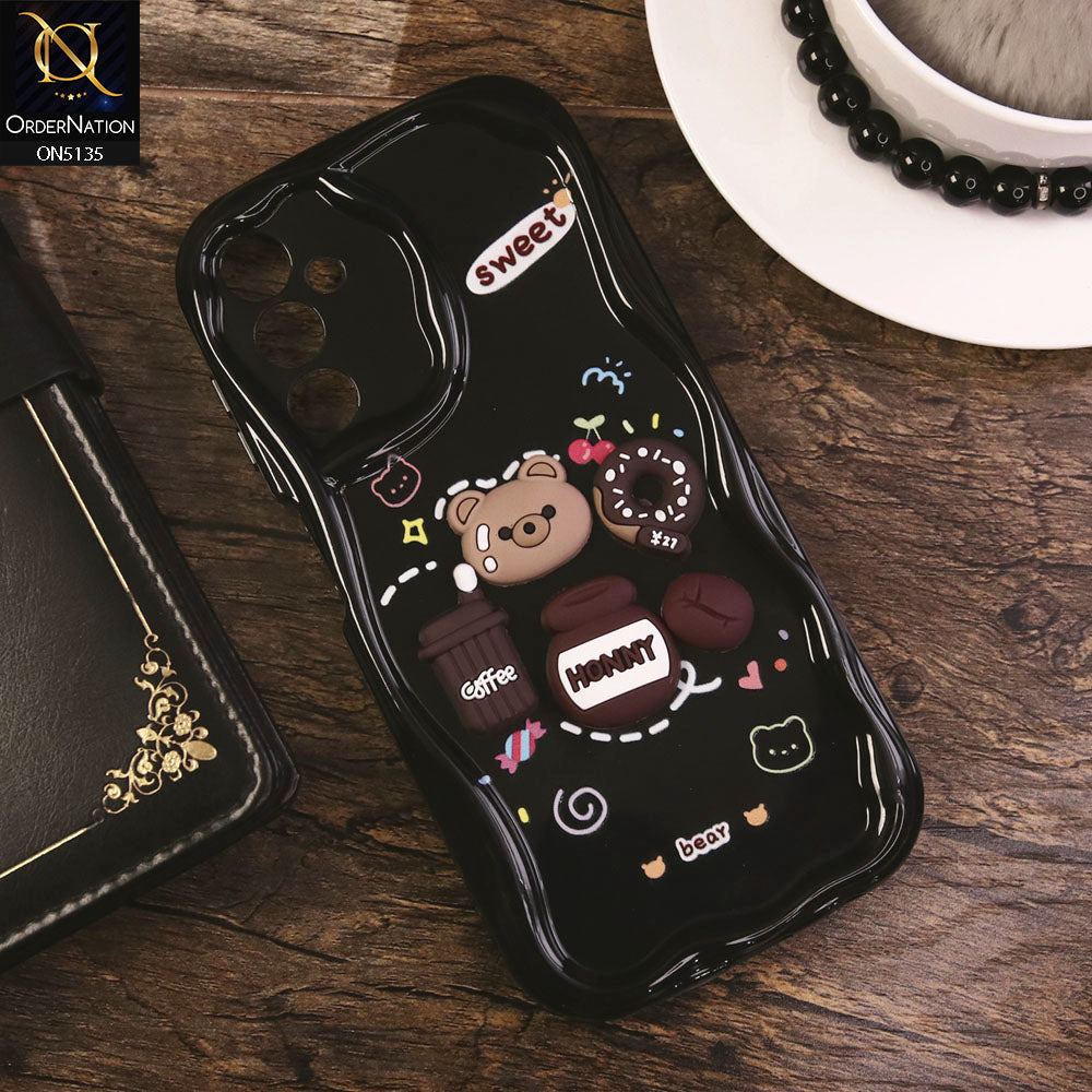 Samsung Galaxy A14 5G Cover - Design 3 - Cute 3D Cartoon Soft Silicon Helix Soft Borders Camera Protection Case