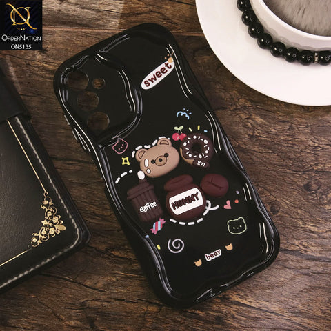 Samsung Galaxy A14 5G Cover - Design 3 - Cute 3D Cartoon Soft Silicon Helix Soft Borders Camera Protection Case
