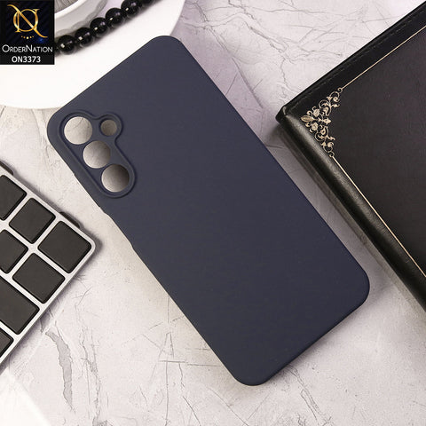 Samsung Galaxy A15 4G Cover - Midnight Blue - Soft Shockproof Sillica Gel Camera Protection Case