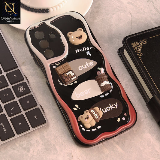 Samsung Galaxy A16 Cover - Design 1 - Cute 3D Cartoon Soft Silicon Helix Soft Borders Camera Protection Case