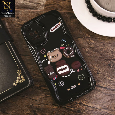 Samsung Galaxy A71 Cover - Design 3 - Cute 3D Cartoon Soft Silicon Helix Soft Borders Camera Protection Case