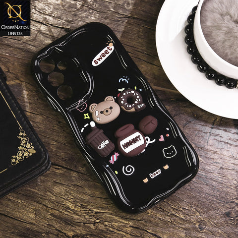 Samsung Galaxy A54 Cover - Design 3 - Cute 3D Cartoon Soft Silicon Helix Soft Borders Camera Protection Case