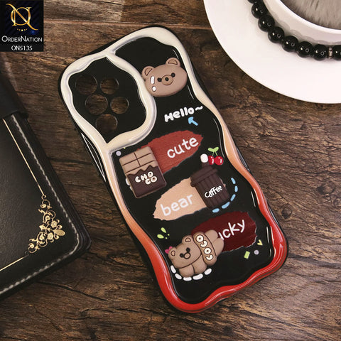 Samsung Galaxy A72 Cover - Design 1 - Cute 3D Cartoon Soft Silicon Helix Soft Borders Camera Protection Case