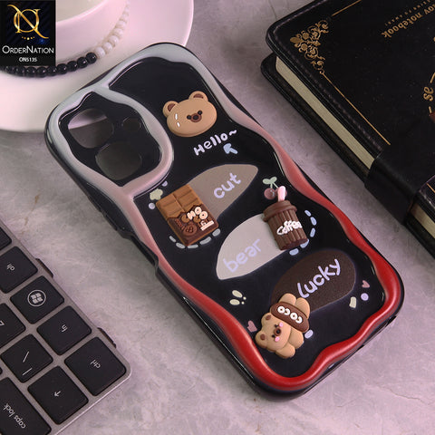 Infinix Smart 10 Cover - Design 1 - Cute 3D Cartoon Soft Silicon Helix Soft Borders Camera Protection Case