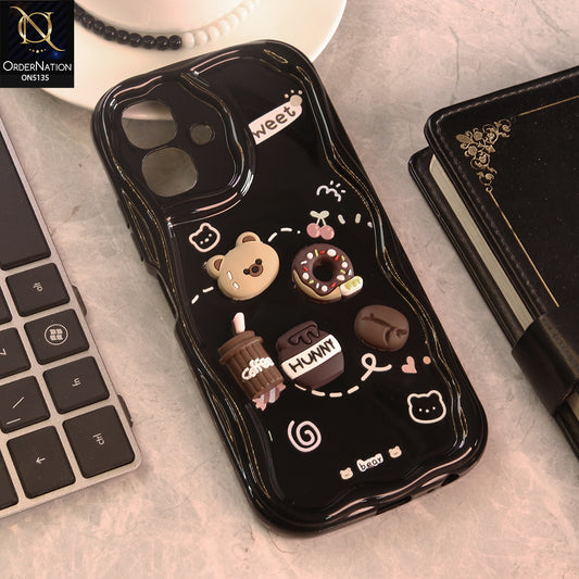 Infinix Smart 20  Cover - Design 3 - Cute 3D Cartoon Soft Silicon Helix Soft Borders Camera Protection Case
