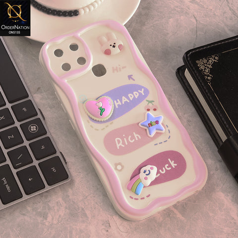 Infinix Smart 6 Cover - Design 2 - Cute 3D Cartoon Soft Silicon Helix Soft Borders Camera Protection Case