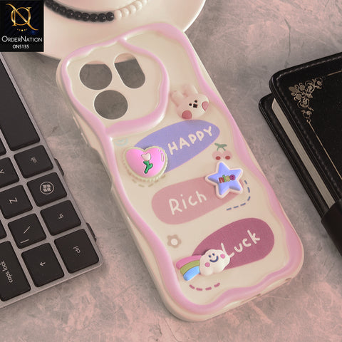 Infinix Smart 9 HD Cover - Design 2 - Cute 3D Cartoon Soft Silicon Helix Soft Borders Camera Protection Case
