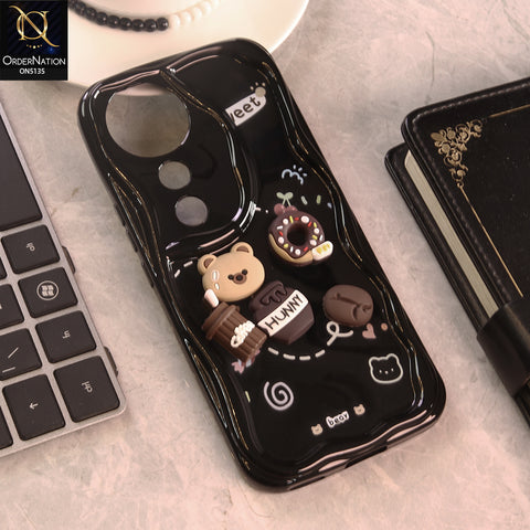 Vivo S19 Pro Cover - Design 3 - Cute 3D Cartoon Soft Silicon Helix Soft Borders Camera Protection Case