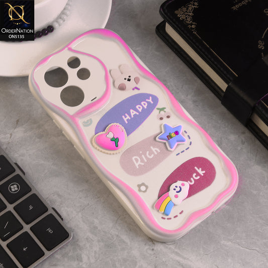 Vivo S50t Cover - Design 2 - Cute 3D Cartoon Soft Silicon Helix Soft Borders Camera Protection Case