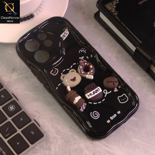 Vivo S50t Cover - Design 3 - Cute 3D Cartoon Soft Silicon Helix Soft Borders Camera Protection Case