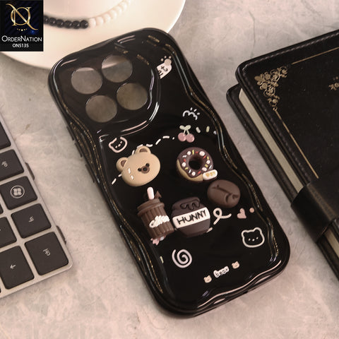 Xiaomi 15T Cover - Design 3 - Cute 3D Cartoon Soft Silicon Helix Soft Borders Camera Protection Case