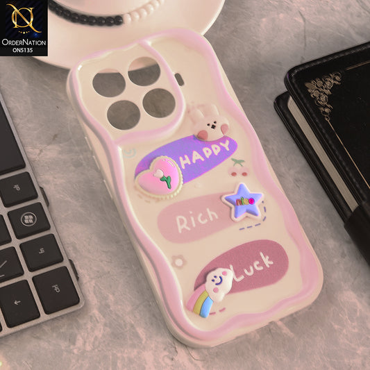 Xiaomi 15T Pro Cover - Design 2 - Cute 3D Cartoon Soft Silicon Helix Soft Borders Camera Protection Case