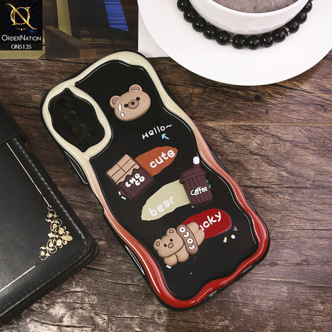Vivo Y20T Cover - Design 1 - Cute 3D Cartoon Soft Silicon Helix Soft Borders Camera Protection Case