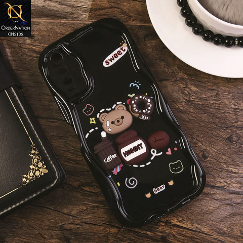 Vivo Y20i Cover - Design 3 - Cute 3D Cartoon Soft Silicon Helix Soft Borders Camera Protection Case