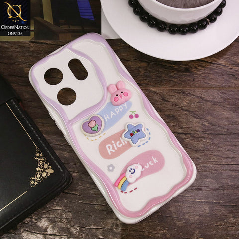 Infinix Zero 30 4G Cover - Design 2 - Cute 3D Cartoon Soft Silicon Helix Soft Borders Camera Protection Case