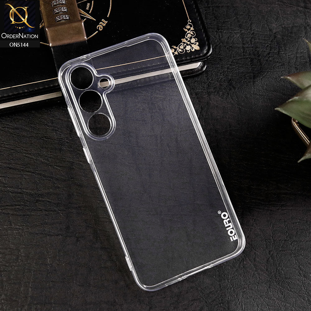 Samsung Galaxy A35 Cover - Transparent - Cryastal Soft TPU Case with Camera Protection