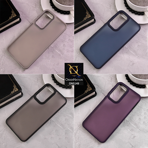 Samsung Galaxy A55 - Gray - New Color Mate Translucent Soft Borders Protective Case