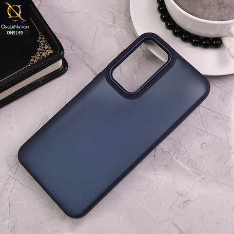 Samsung Galaxy A55 - Blue - New Color Mate Translucent Soft Borders Protective Case