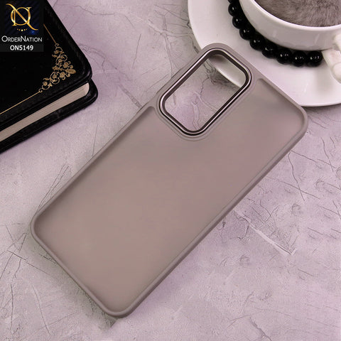 Samsung Galaxy A55 - Gray - New Color Mate Translucent Soft Borders Protective Case
