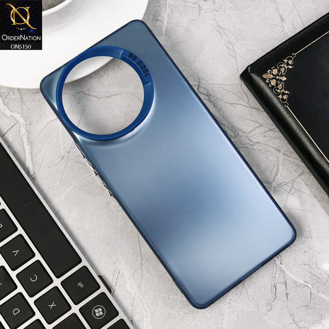 Vivo V30e Cover - Blue - New Matte Color Gradient Shine Series Soft Borders Protective Case