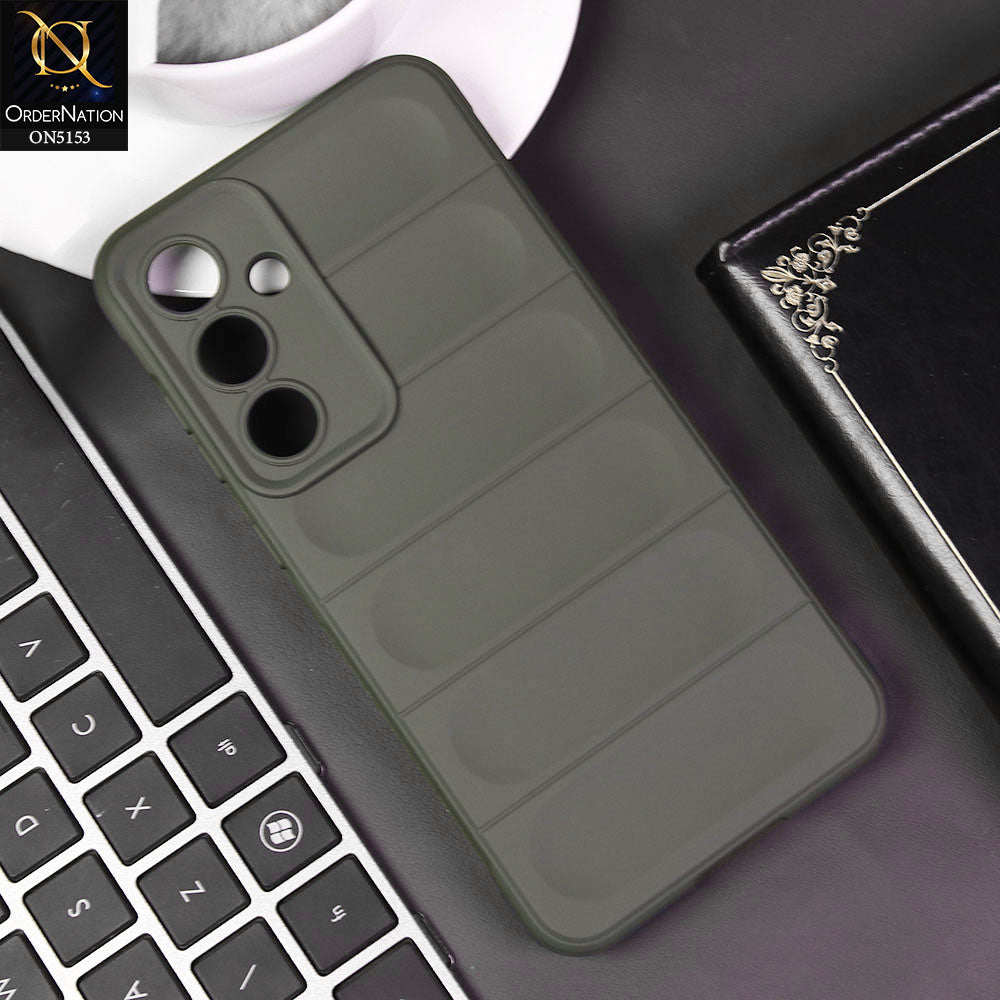 Samsung Galaxy A36 Cover - Dark Gray -  Soft TPU, Drop-Proof, Shockproof, Protective Case