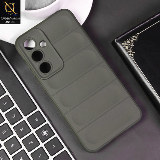 Samsung Galaxy S24 FE Cover - Dark Gray -  Soft TPU, Drop-Proof, Shockproof, Protective Case