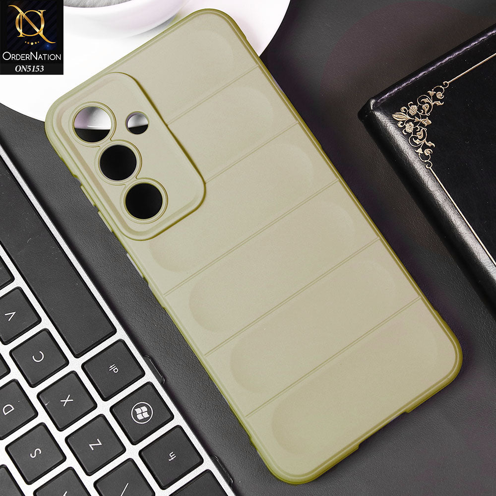 Samsung Galaxy A56 Cover - Light Gray -  Soft TPU, Drop-Proof, Shockproof, Protective Case