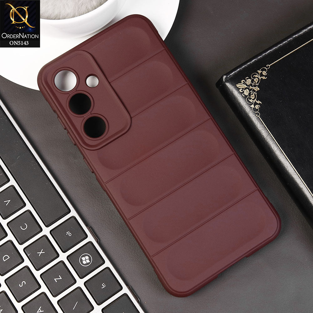 Samsung Galaxy A36 Cover - Maroon -  Soft TPU, Drop-Proof, Shockproof, Protective Case