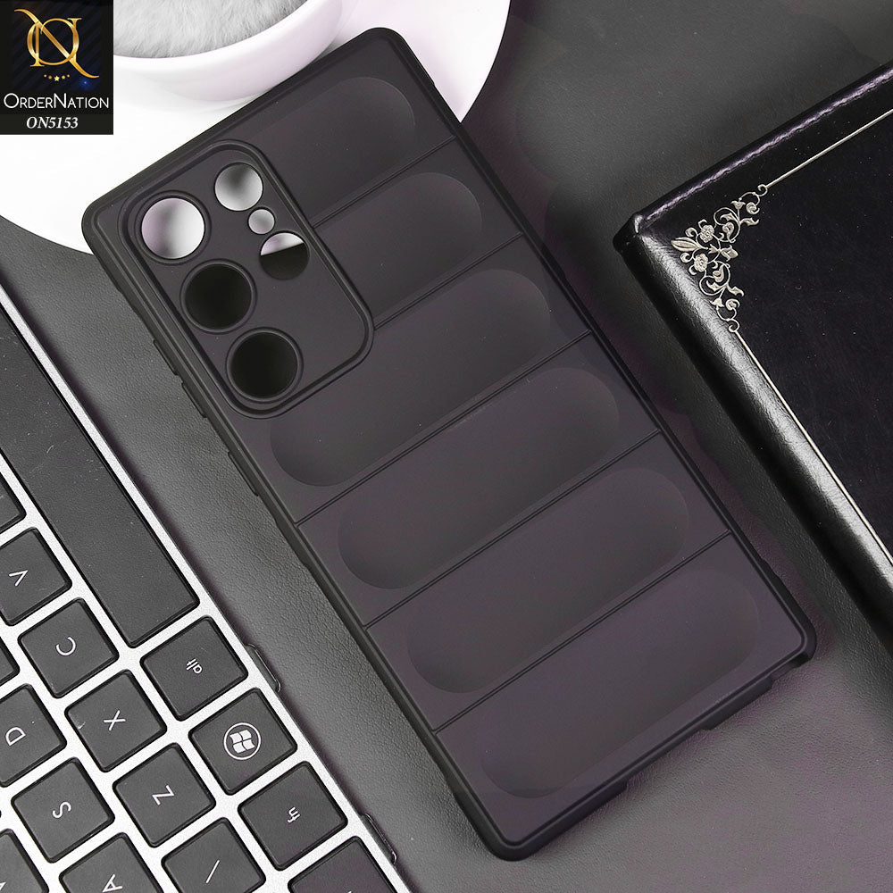 Samsung Galaxy S25 Ultra Cover - Black -  Soft TPU, Drop-Proof, Shockproof, Protective Case