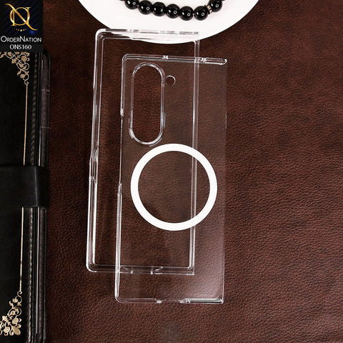 Samsung Galaxy Z Fold 6 5G Cover - transparent - Ultra Hybrid Magsafe Safe with Camera Protection and Transparent Shell Case