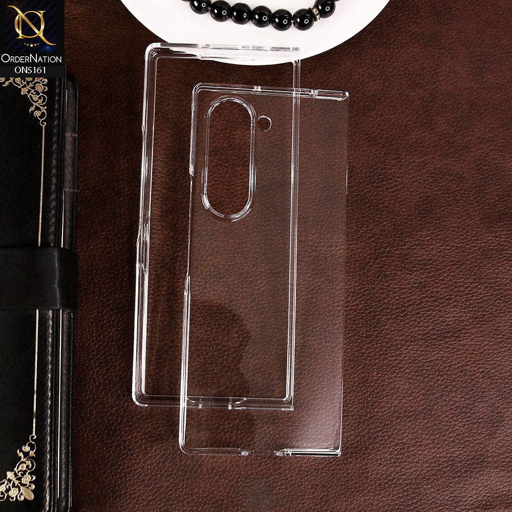 Samsung Galaxy Z Fold 6 5G Cover - transparent - Luxury Transparent Shell Case with Camera Protection